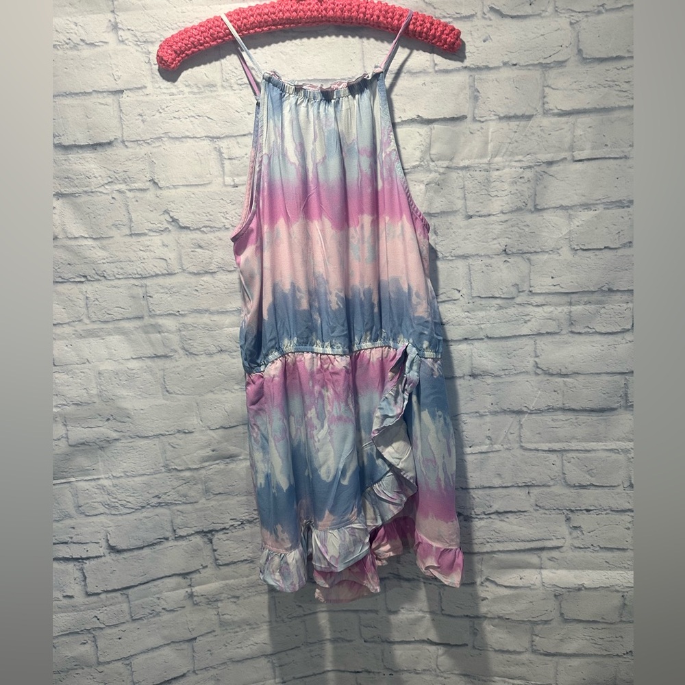 SO Girls Plus Pastel Tie-Dye Sleeveless Romper